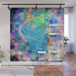 Neon Abstract Design 2 Wall Mural