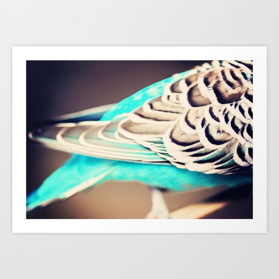 Blue Wings Art Print
