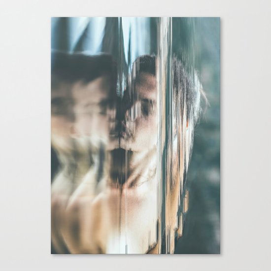 Dreams V (pixel sorted) Canvas Print
