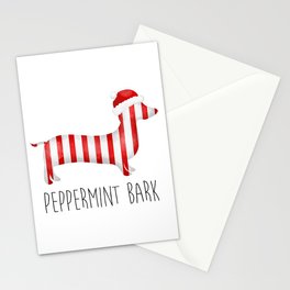 Peppermint Bark Stationery Card