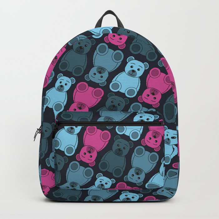 Blue and Pink Pattern  Backpack