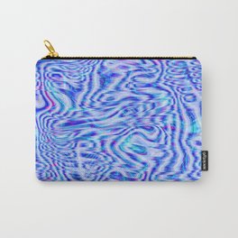 Water blue liquid shapes Carry-All Pouch