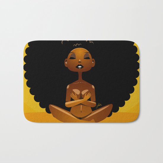 Spiritual AfroGirl Bath Mat