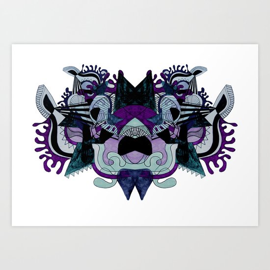 ILLUSTRATED DREAMS (CAN YOU SEE A BEAR? )3 Art Print