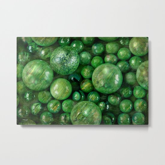 Greenballs Metal Print