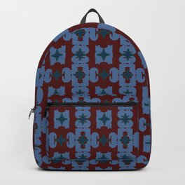 Night Shift with Twinkles Red and Green Pattern Backpack
