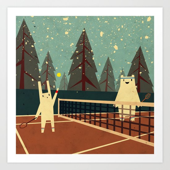 First Snow Art Print