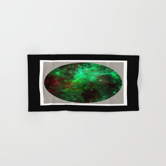 Captured Space - Abstract, geometric, outer space themed art Hand & Bath Towel