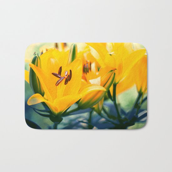 Summer Lilies II Bath Mat