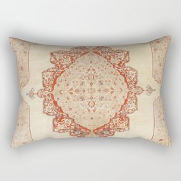 Haji Jalili Tabriz Persian Rug Print Rectangular Pillow