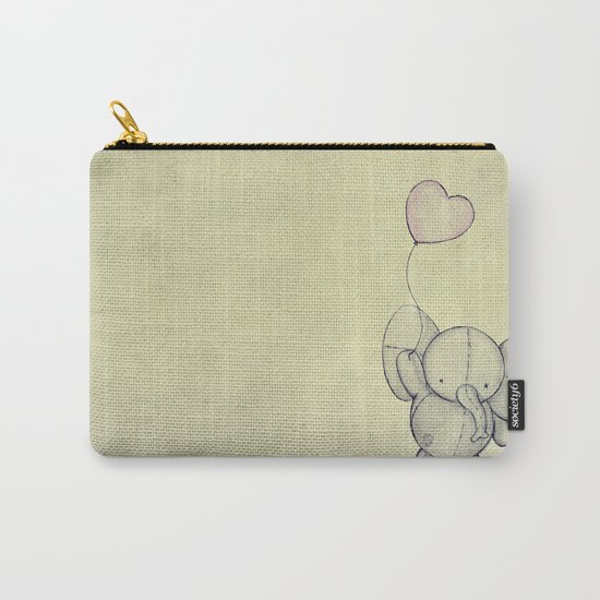 Cute Elephant II Carry-All Pouch