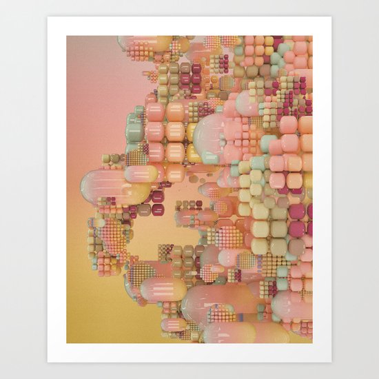 LOW BATTERY MODE (everyday 08.23.16) Art Print