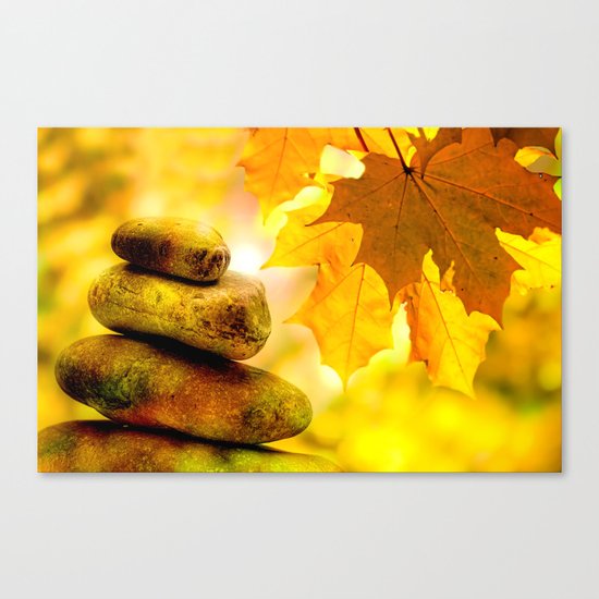 Fall meditation Canvas Print
