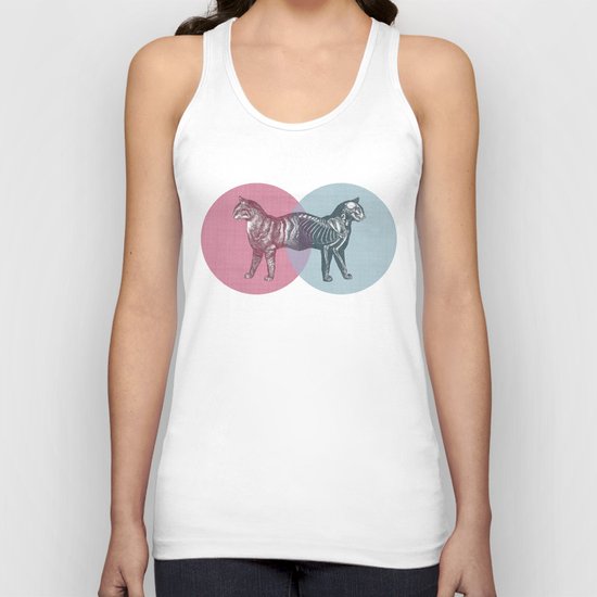 In which the cat is dead and alive Unisex Tank Top
