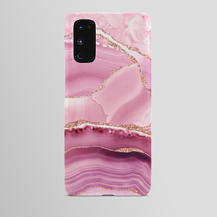 Pink Mermaid Marble  Android Case