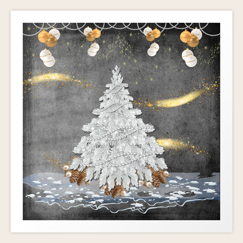I M Dreaming Of A White Christmas Art Print By Jmariellearts Society6