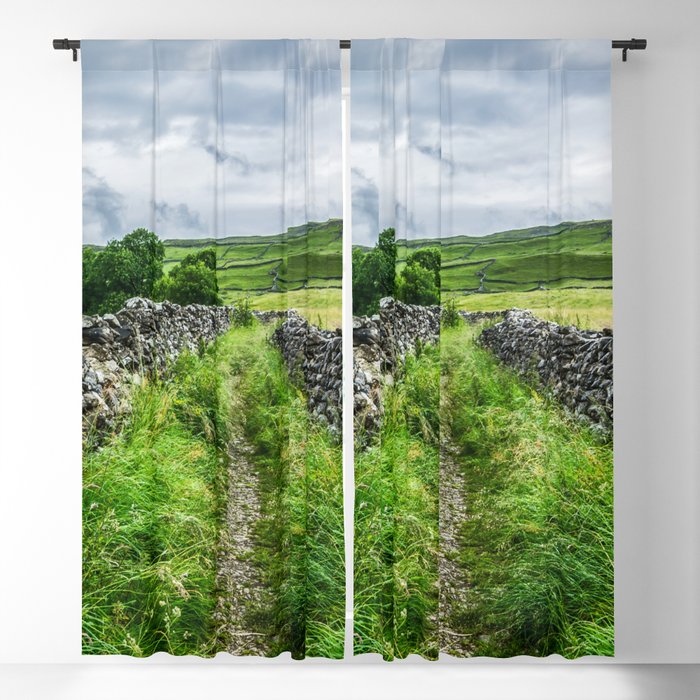 Great Britain Photography - Beautiful Trail In A National Park Blackout Curtain