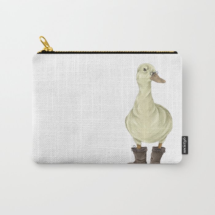 duck in boots  Carry-All Pouch