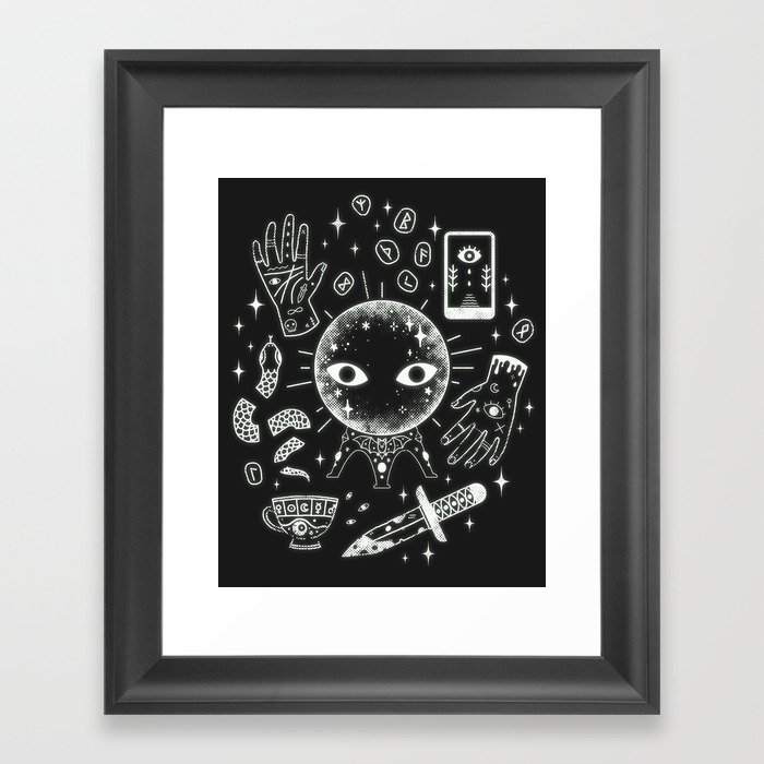 I See Your Future: Glow Framed Art Print