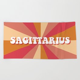 Sagittarius (Zodiac Collection) Beach Towel