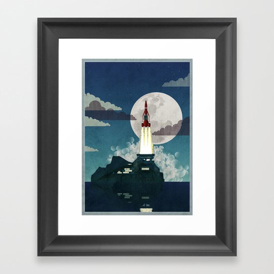 Tracy Island Framed Art Print