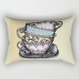 teacups Rectangular Pillow