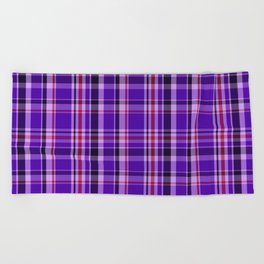 Plaid // Purple Blackberry Beach Towel
