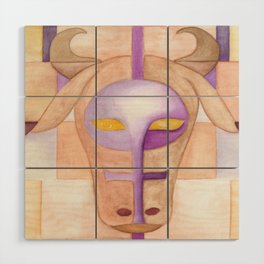 Taurus Zodiac Artwork Wood Wall Art