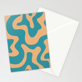 8 Abstract Swirl Shapes 220711 Valourine Digital Design Stationery Card