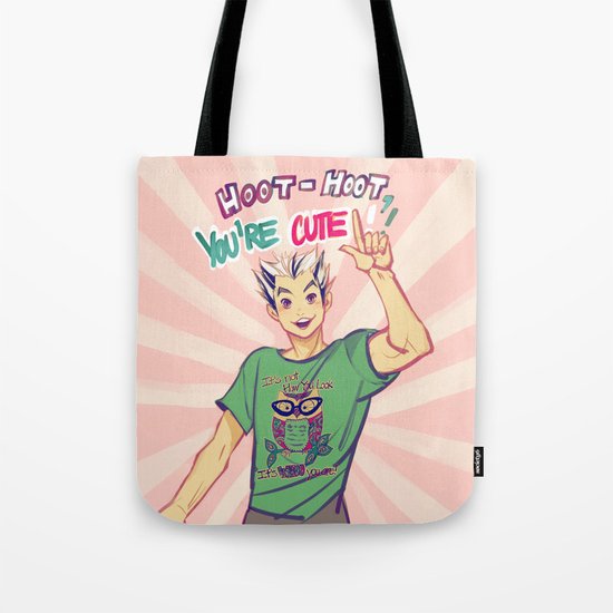 Hoot hoot you're cute! Tote Bag