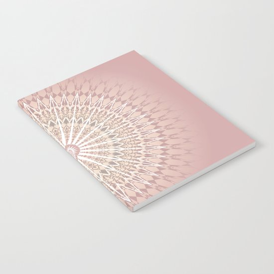 Rose Mandala Notebook
