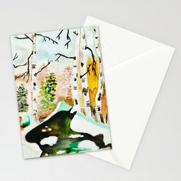 Snowshoe Trail Stationery Cards