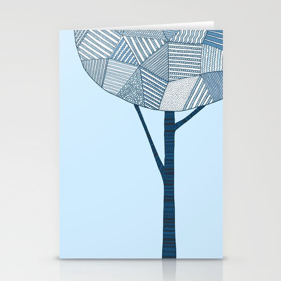 Winter Tree Stationery Cards