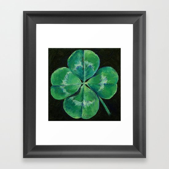 Shamrock Framed Art Print