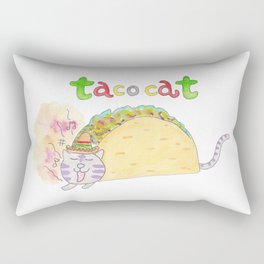 taco cat Rectangular Pillow