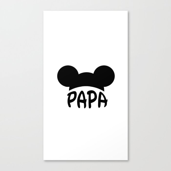 Papa Ears Canvas Print