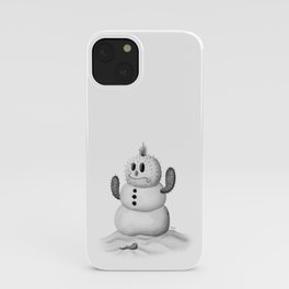 Cactus Snowman iPhone Case