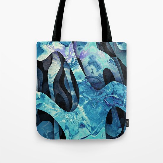Frozen flowers Tote Bag