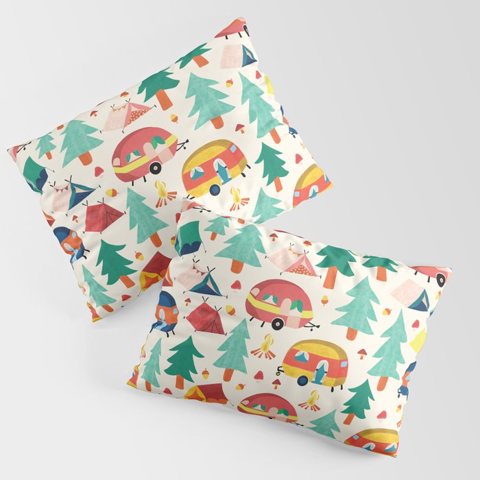 Let's go camping! Pillow Sham