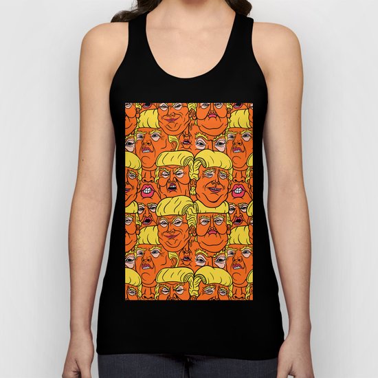 Trump Nightmare Pattern Unisex Tank Top