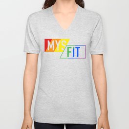 MysFit PRIDE V Neck T Shirt