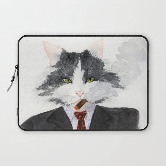 The Successful Entrepreneur (The Fat Cat) Laptop Sleeve