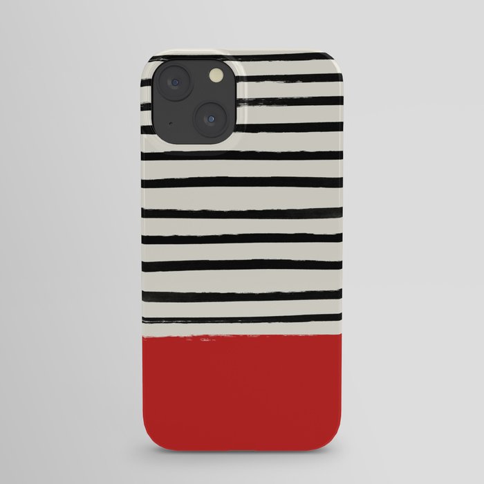 Red Chili x Stripes iPhone Case