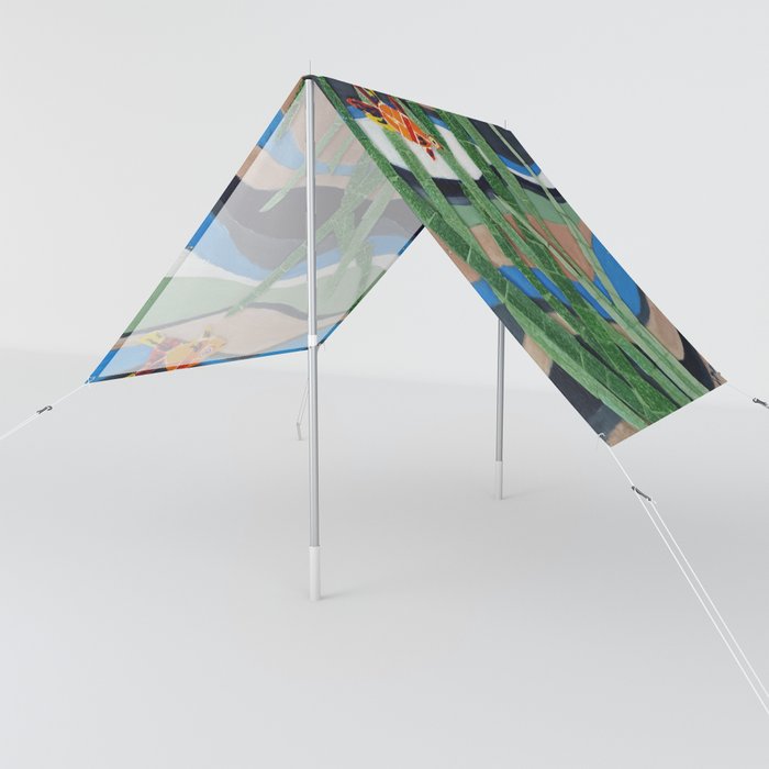 Fish and Reeds Sun Shade