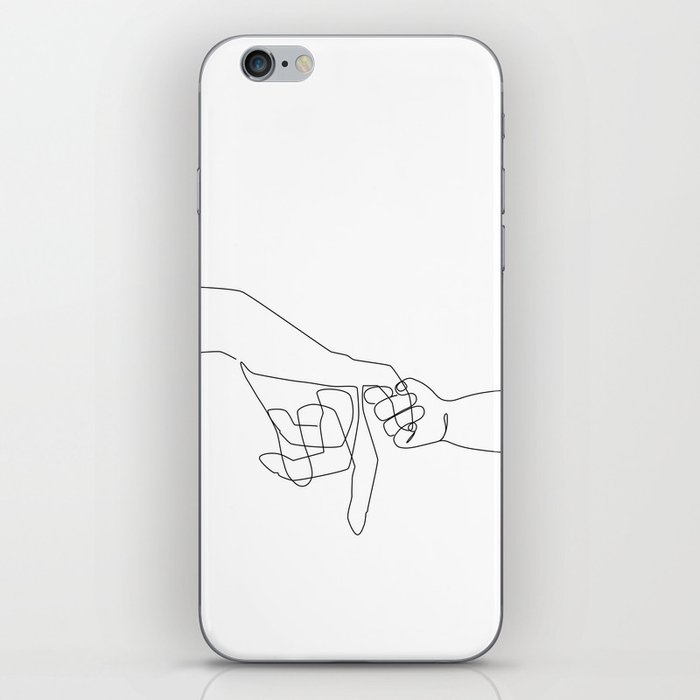 Mother and Baby Pinky Swear iPhone Skin