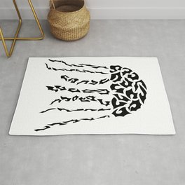 Jellyfish in shapes Rug