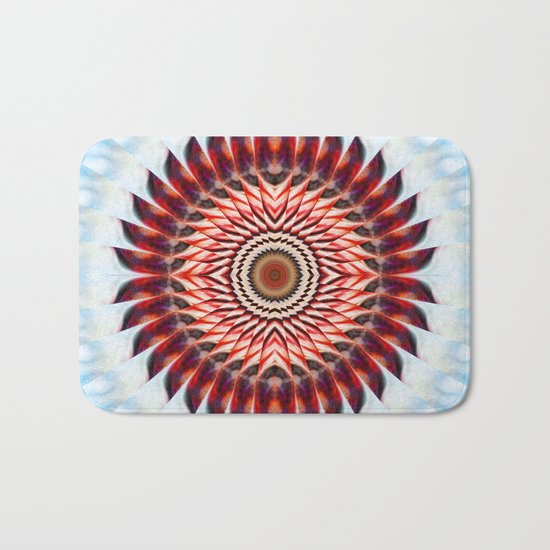 Windmill mandala Bath Mat