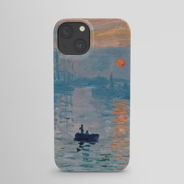 Claude Monet Impression Sunrise iPhone Case