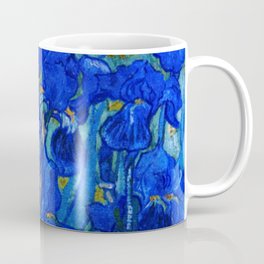 Van Gogh Irises in Indigo Mug