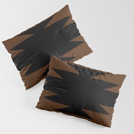 Geometric Southwestern Minimalism - Desert Orange Pillow Sham